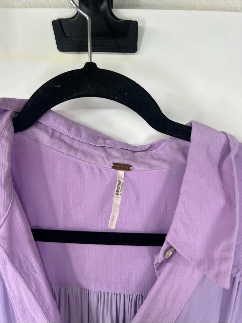 Free People Moonstruck Shirtdress Lavender